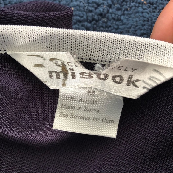 Misook Color Block Cardigan Sweater - Picture 4 of 5